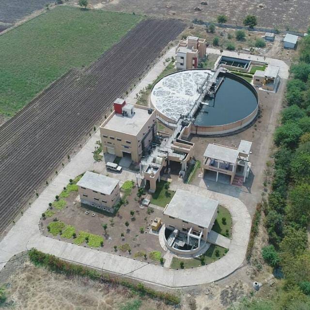 कुमठे सांडपाणी प्रक्रिया संयंत्र - प्रक्रिया यंत्रणा