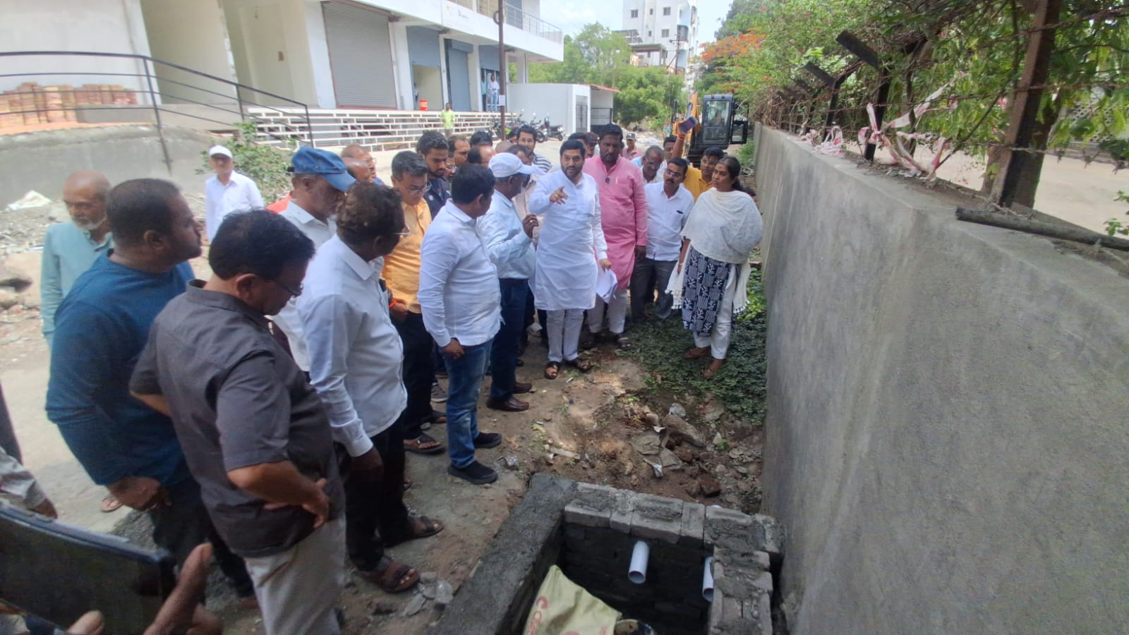 Condition of drains and water drainage arrangements in Solapur city ahead of the monsoon season.
